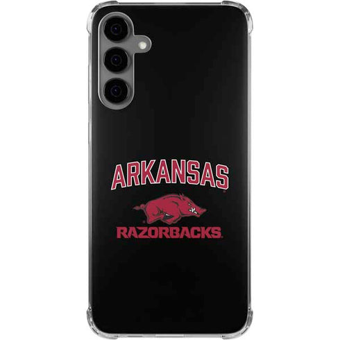 University of Arkansas-Fayetteville Razorbacks Black Galaxy S24 Plus Clear Case